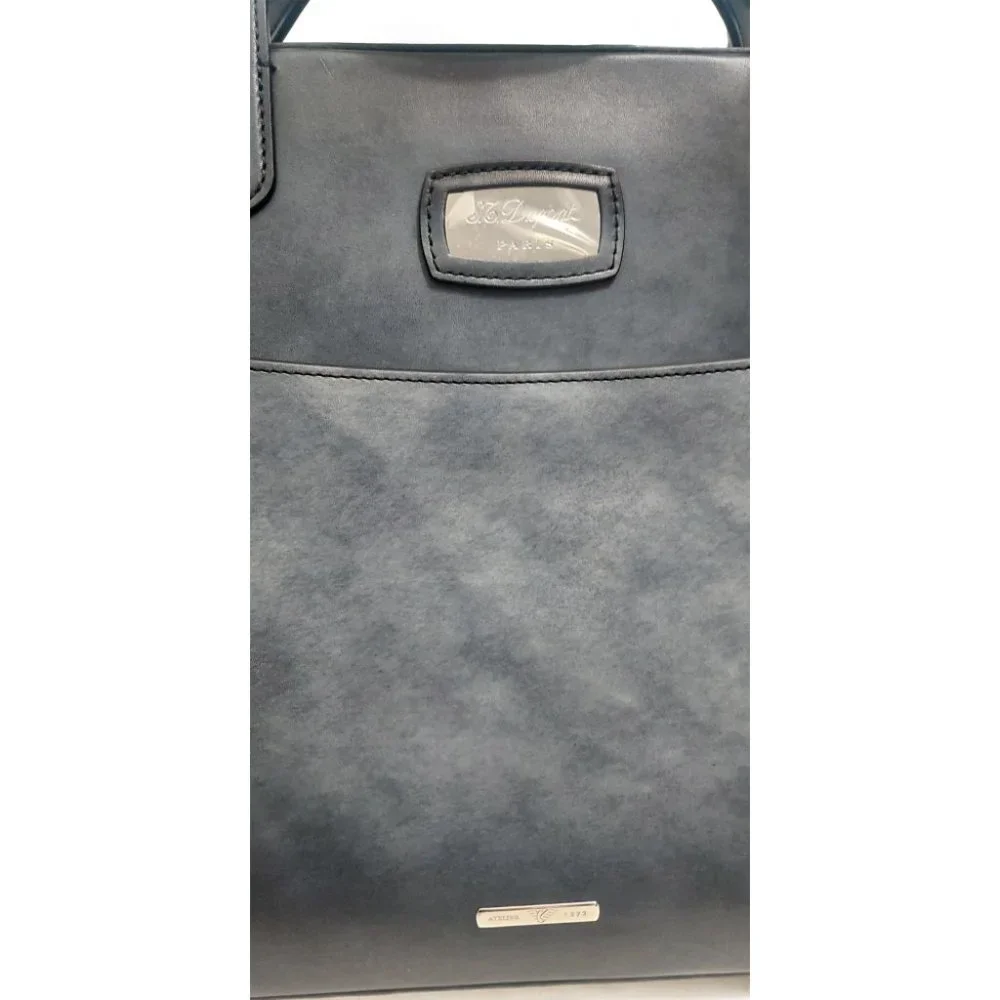 S.T. Dupont 191241 Atelier Toit de Paris Leather Black Document Holder.